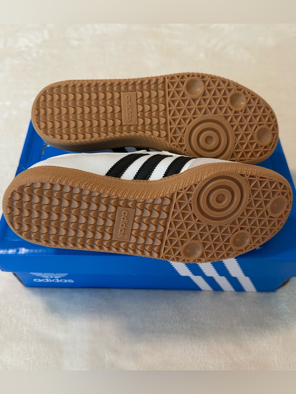 Adidas White Samba Jane Sneakers - Picture 2 of 5